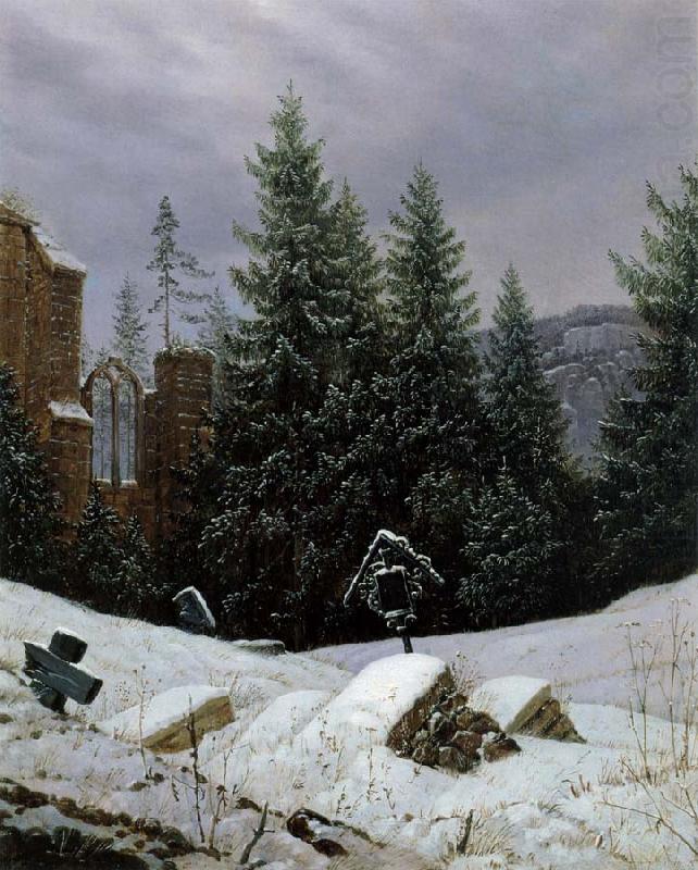 Cemetery on Mount Oybin, Carl Gustav Carus